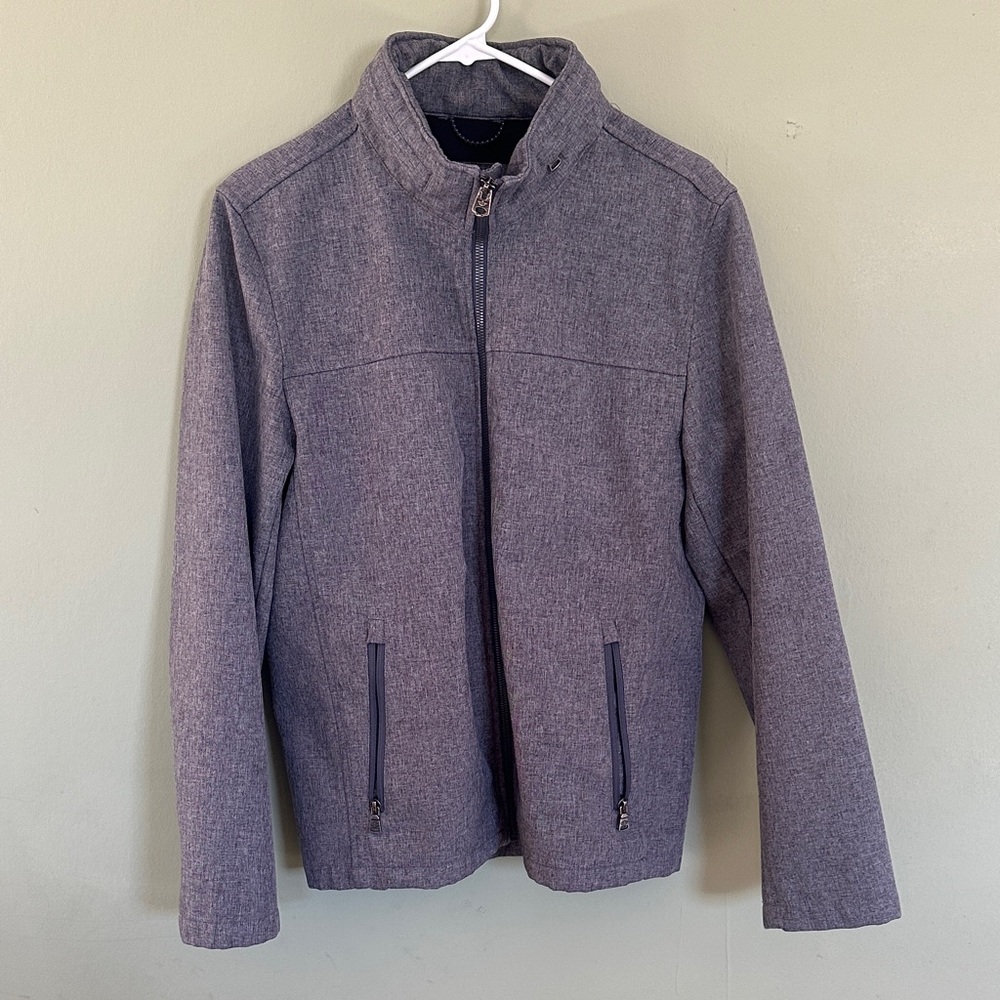 Stylish Gray Zip-Up Jacket